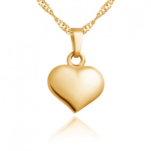 Naszyjnik z zawieszką w kształcie serca - pomysł na prezent - Walentynki 2024